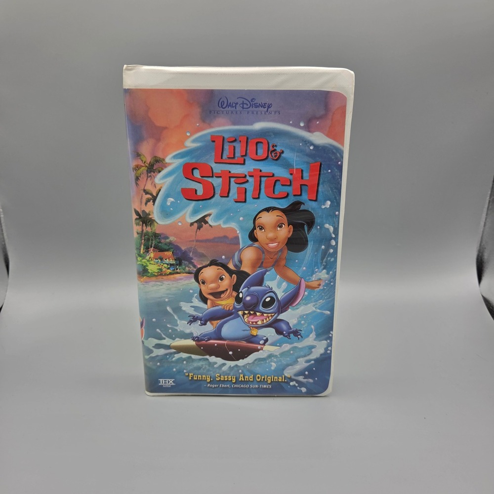 Disney Lilo and Stitch VHS 2002 Movie Clamshell Case with Inserts NTSC 23988A